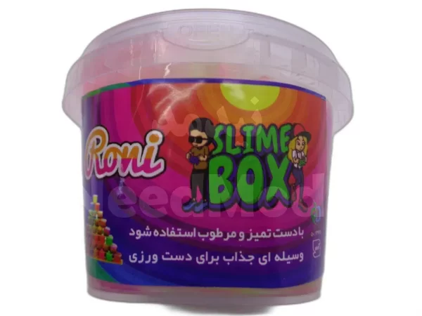 اسلایم باکس (slime box) رنگارنگ